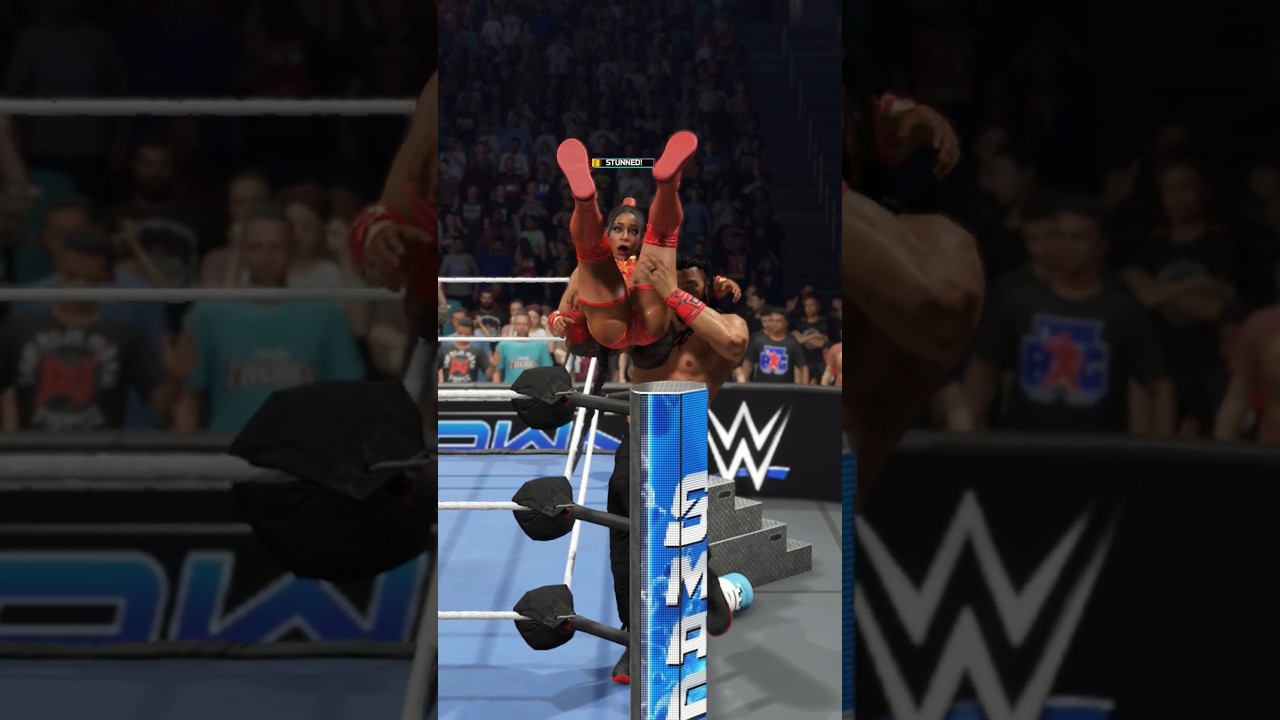 Finisher Roman Reigns vs Bianca Belair 9 #shorts