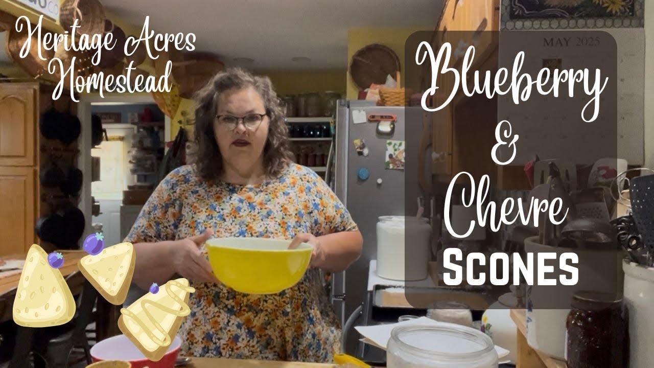 Blueberry & Chèvre Scones