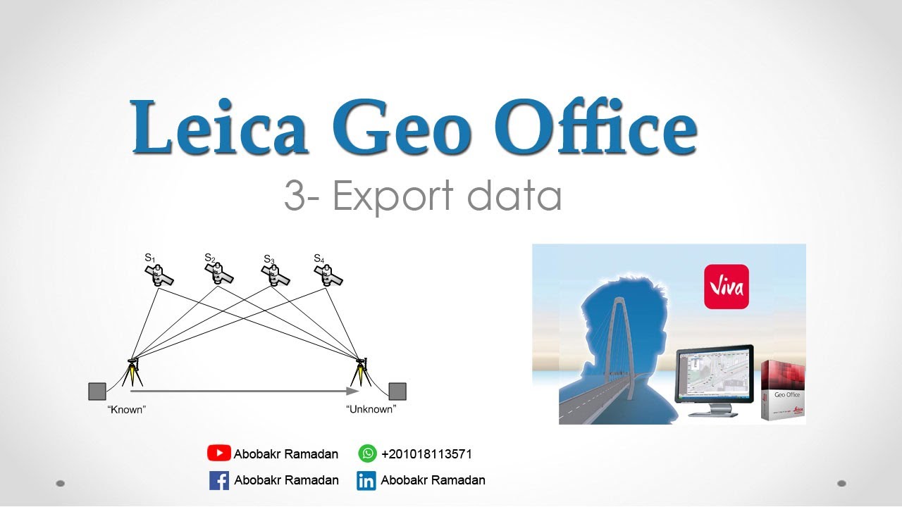 3- Leica Geo Office - Export Data