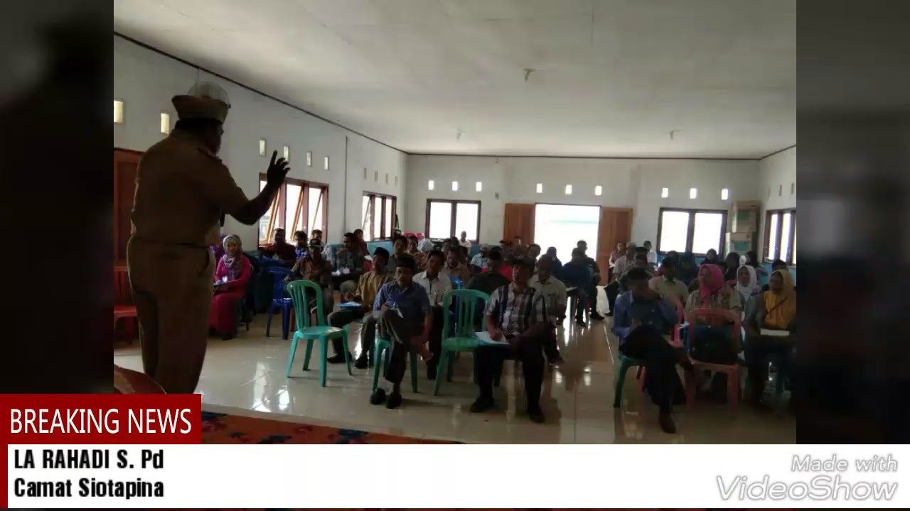 Pendampingan Desa Kec Siotapina Kab Buton