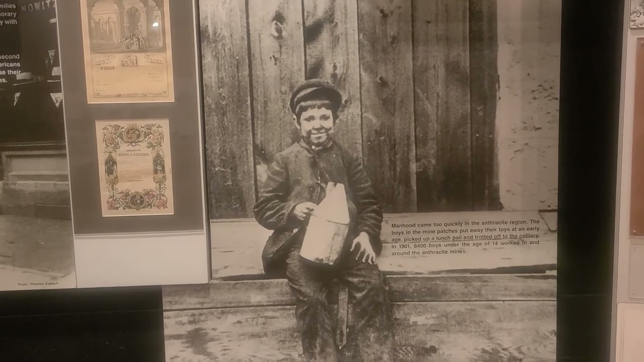 Eckley Miner's Village indoor museum tour