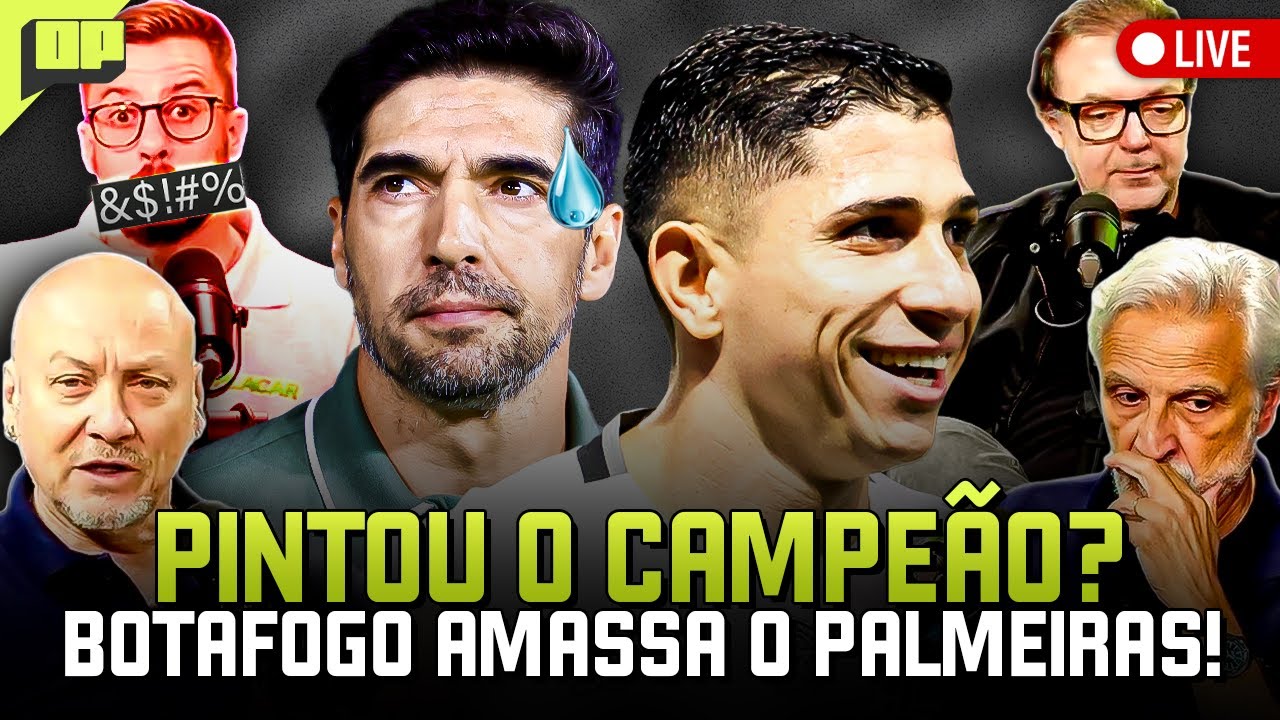 OPINIÃO PLACAR: BOTAFOGO AMASSA O PALMEIRAS E FICA PERTO DO TÍTULO! | Placar TV