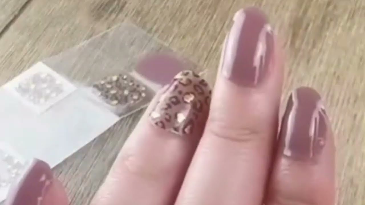 Amberle Semi Cured Gel Nail Strips ! #nails #nailtutorial #nail #nailsartvideos