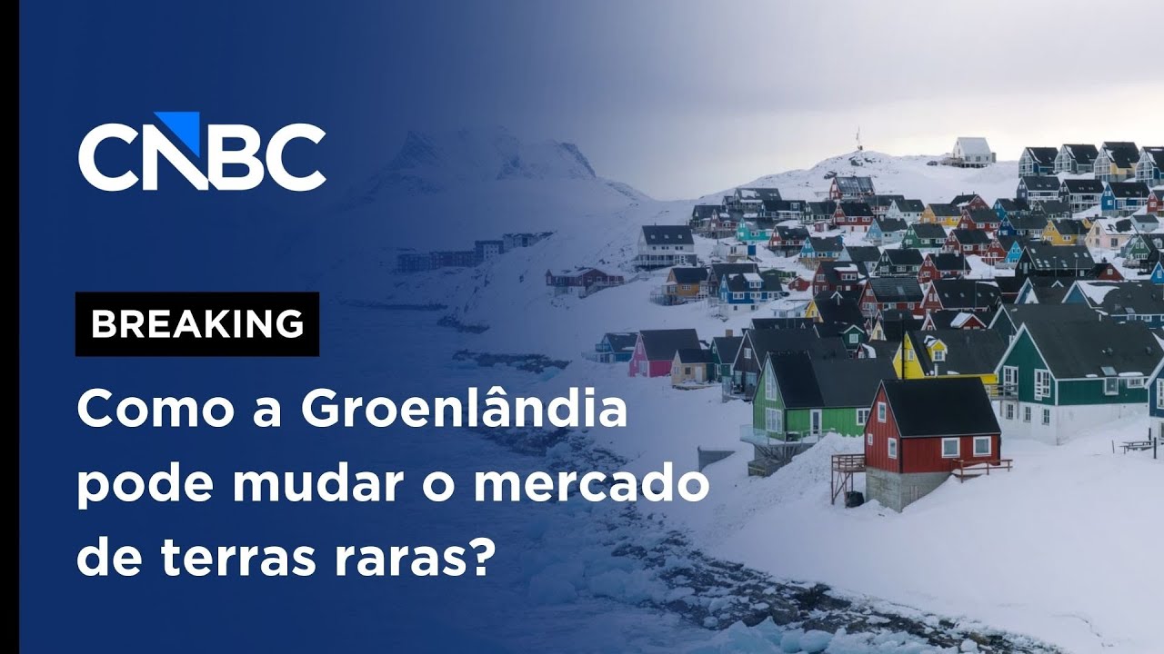 Groenlândia: o projeto que desafia o monopólio chinês de terras raras | CNBC BREAKING