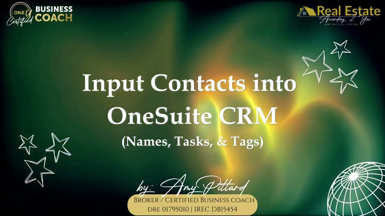 Input Contacts into (FREE!!) OneSuite CRM