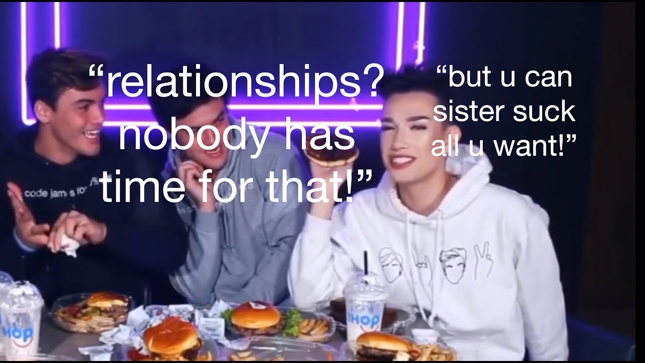 James Charles being iconic in the sister squad videos pt.4