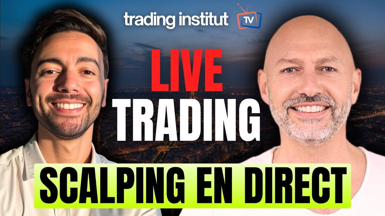 Trading en DIRECT – NASDAQ CARNET D'ORDRES ET ORDERFLOW – Trading Institut TV