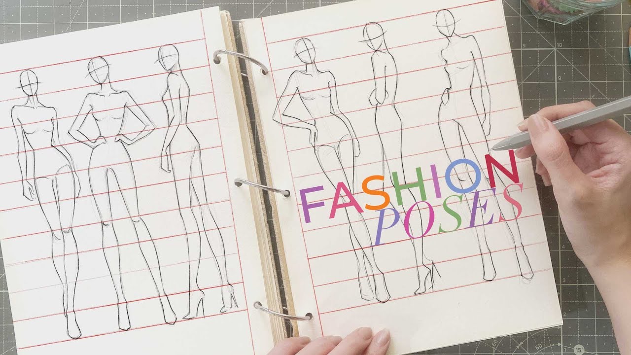 drawing fashion poses | fashion illustration