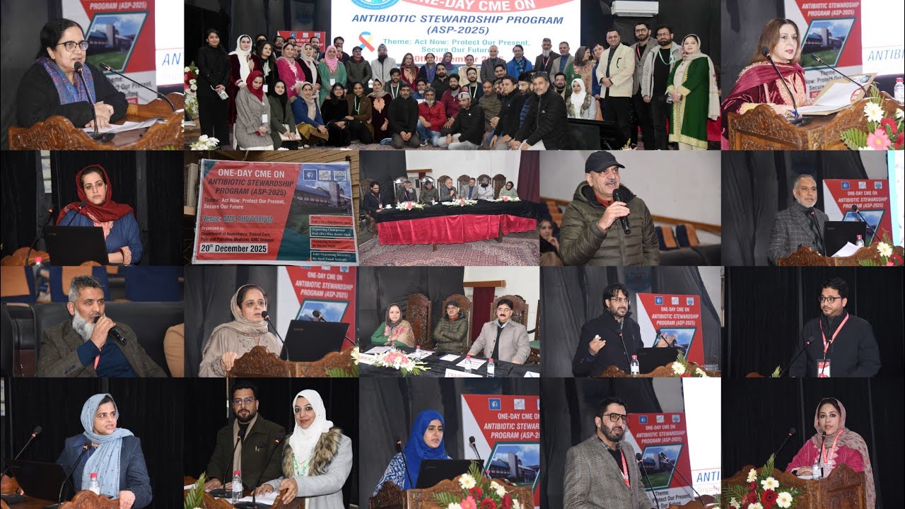 GMC Srinagar Organises One Day CME on Antibiotic Stewardship Program 2025