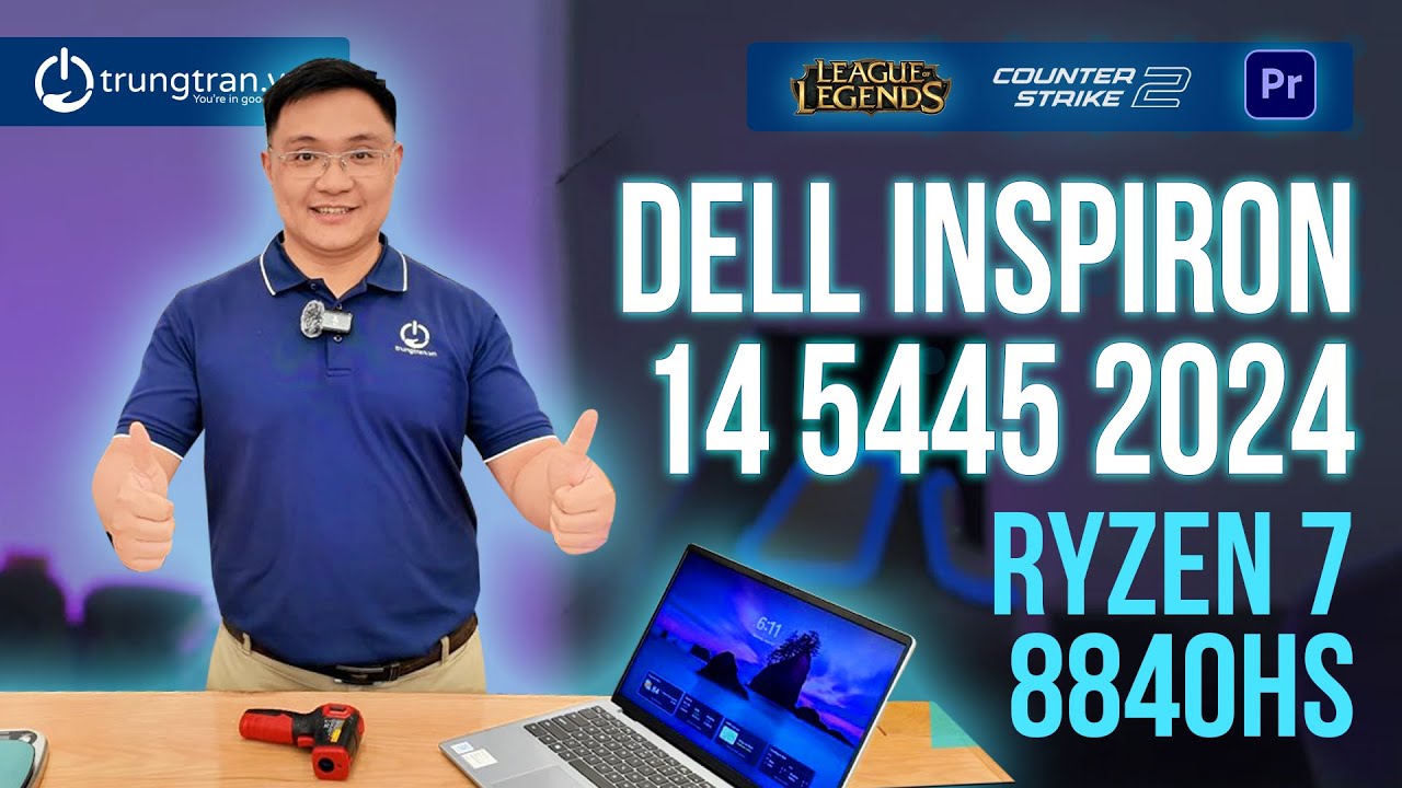 Đánh Giá Chi Tiết Dell Inspiron 14 5445 2024 Ryzen 7 8840HS: Vừa Mát Vừa Khỏe?