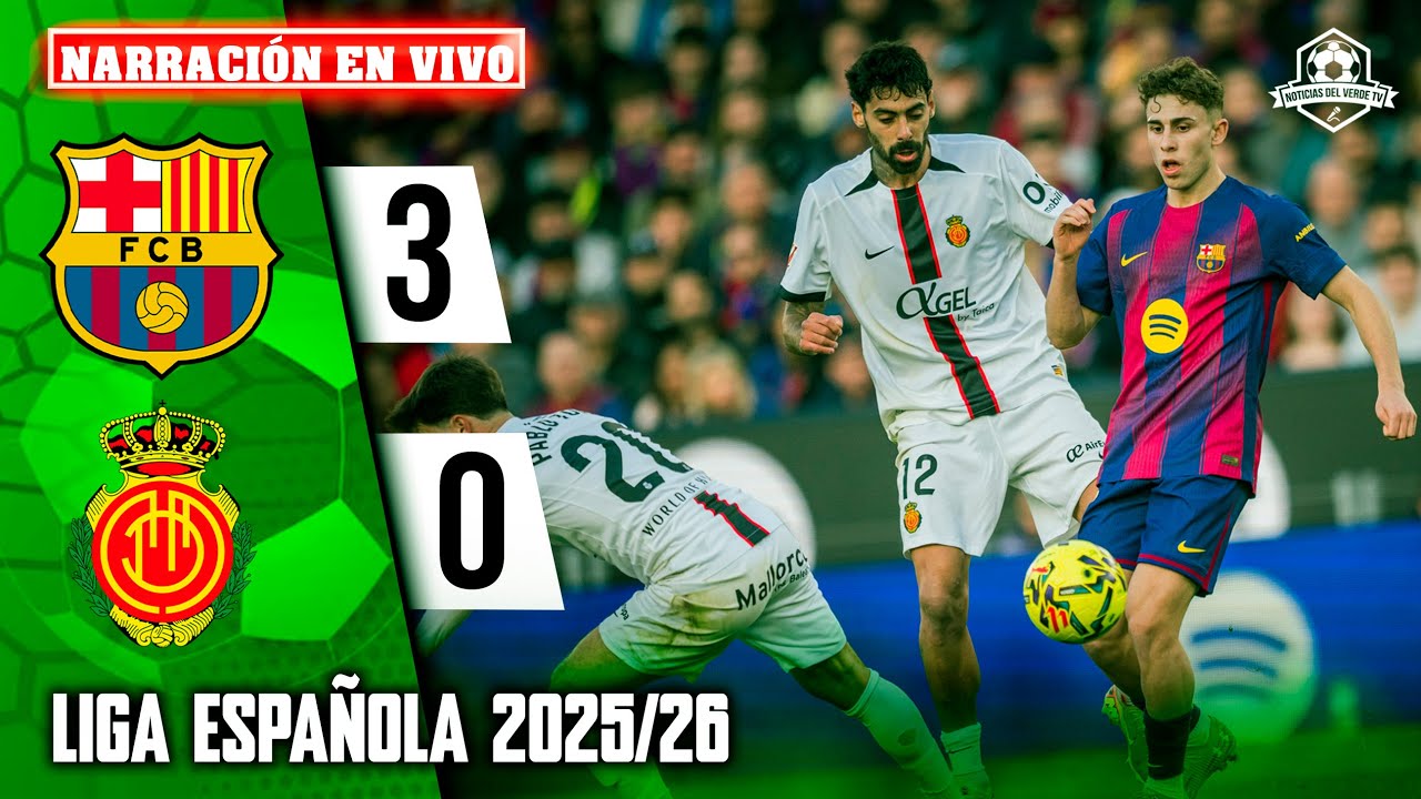 🔴 Barcelona vs Mallorca EN VIVO – Liga Española | Juega Lamine Yamal