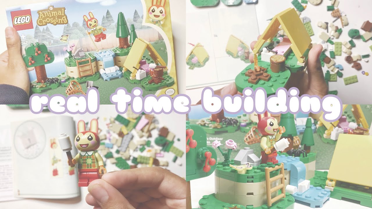 animal crossing lego set ♡ | bunnie’s outdoor activities, real time, etc… 🍰