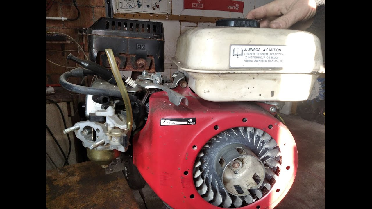 German PG 168F/ Loncin LG200F 196cm3. Kopia Hondy GX 160/ GX200. Autopsja. Jak jest zbudowany. Cz. I