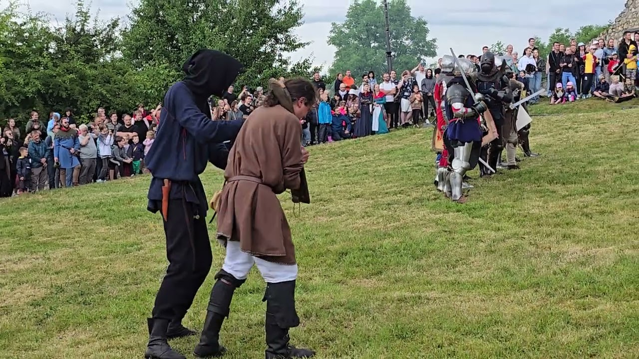 Inscenizacja walki rycerskiej. Bitwa o Zamek Będzin 4K