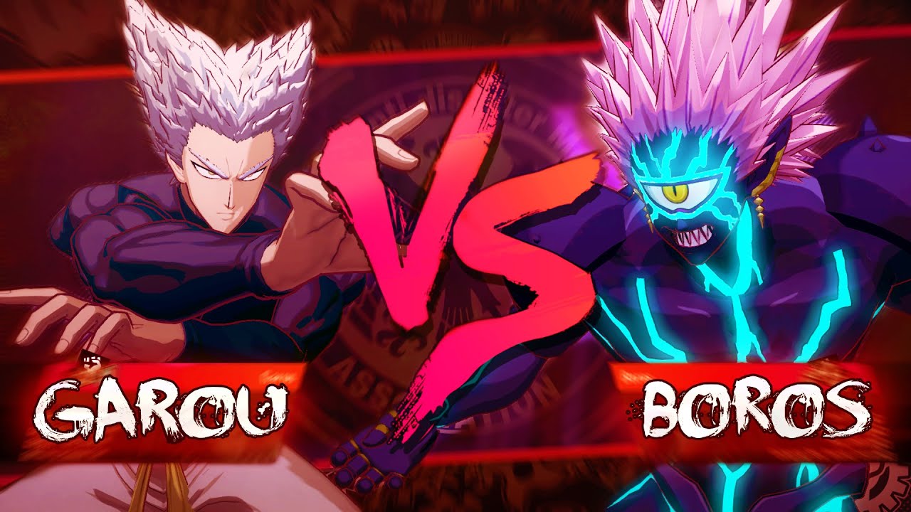 Гароу ПРОТИВ Бороса в One Punch Man: A Hero Nobody Knows (игра, а не аниме)