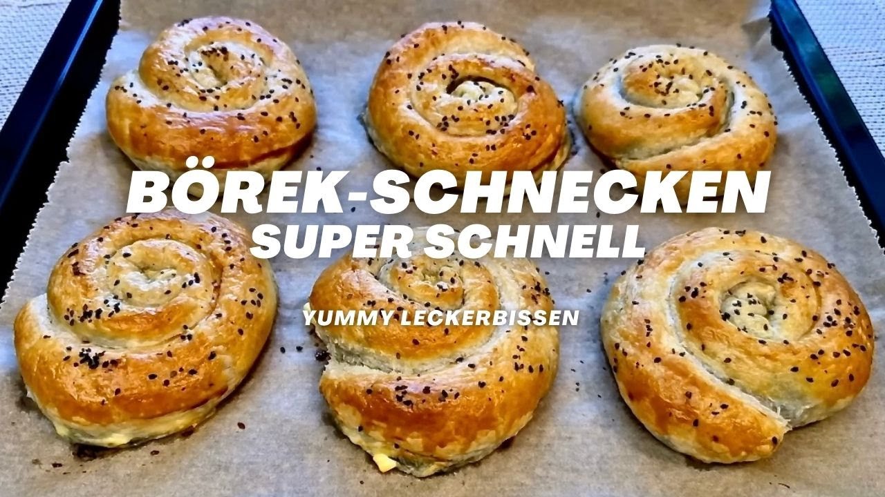 Super schnelle Börek - Schnecken - unfassbar lecker 🤤