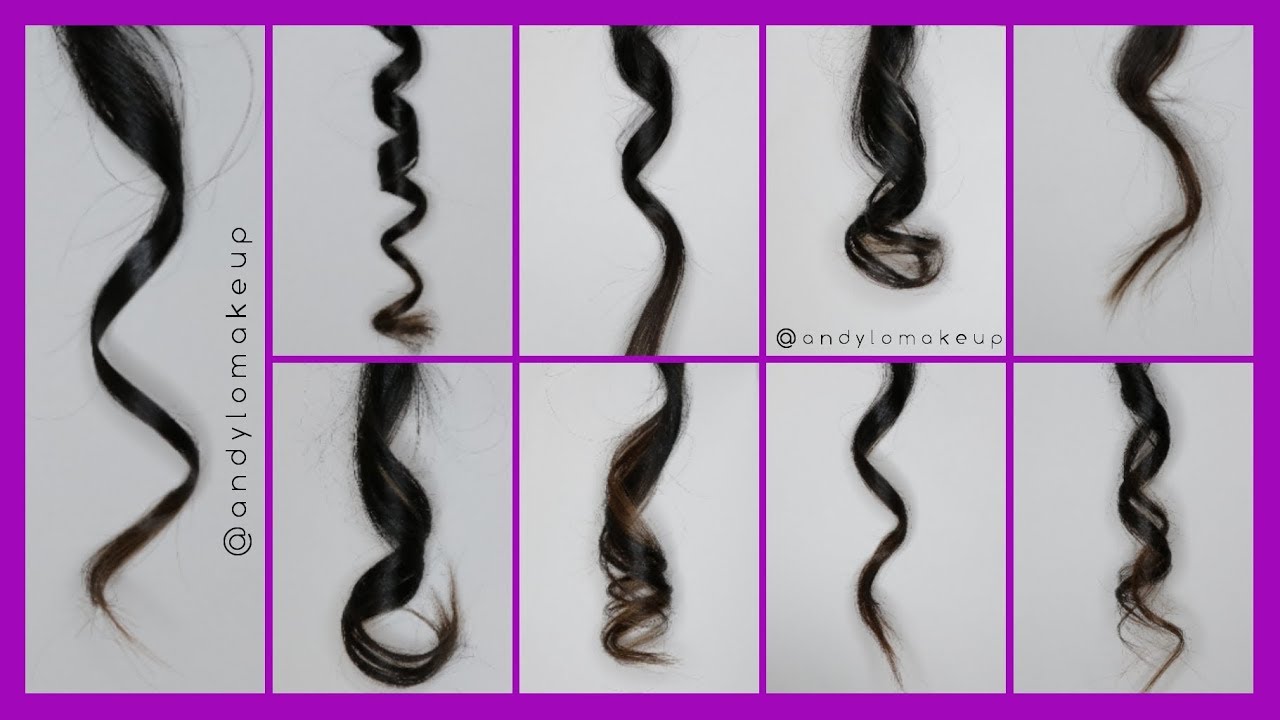 COMO HACER RIZOS Y ONDAS DE 10 MANERAS DIFERENTES ♥♥♥ Andy Lo