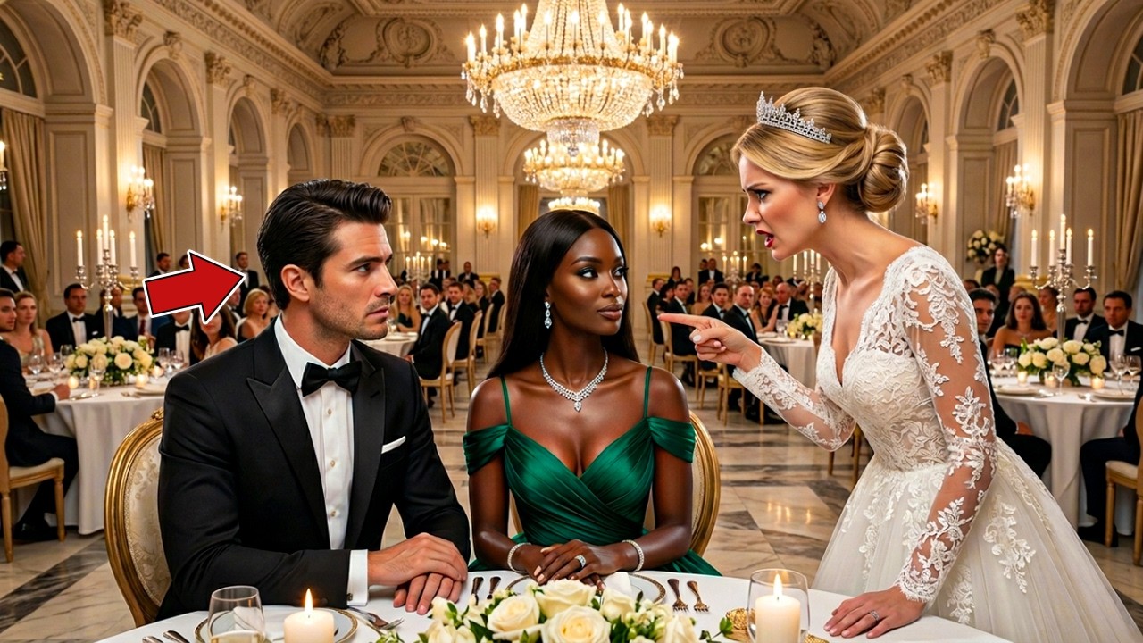 Un milliardaire arrive au mariage de son ex avec une inconnue noire… son geste choque