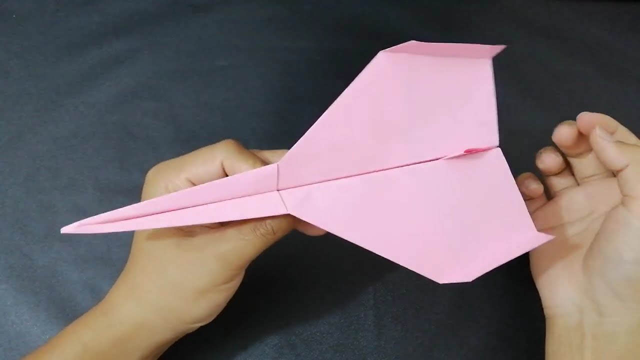 How To Make Paper Airplane For Long Fly and Very Fast