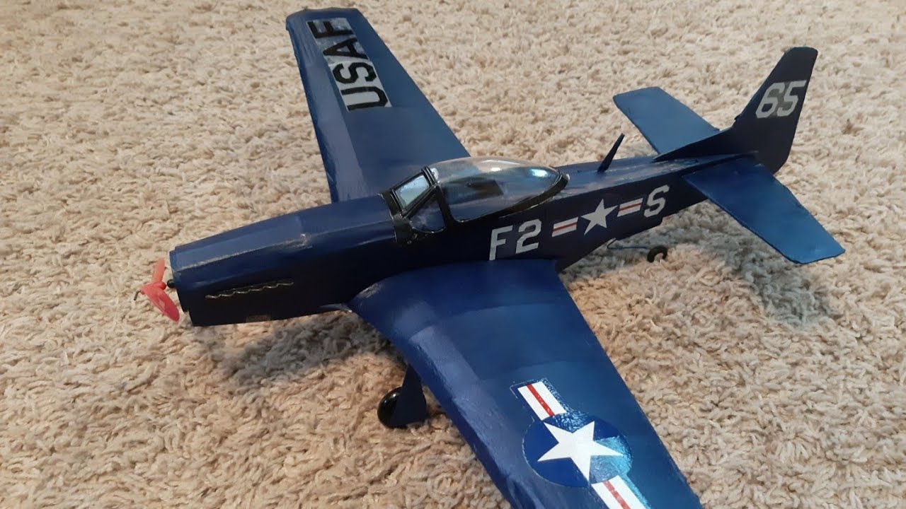 Guillow's North American P-51D Mustang Part 3
