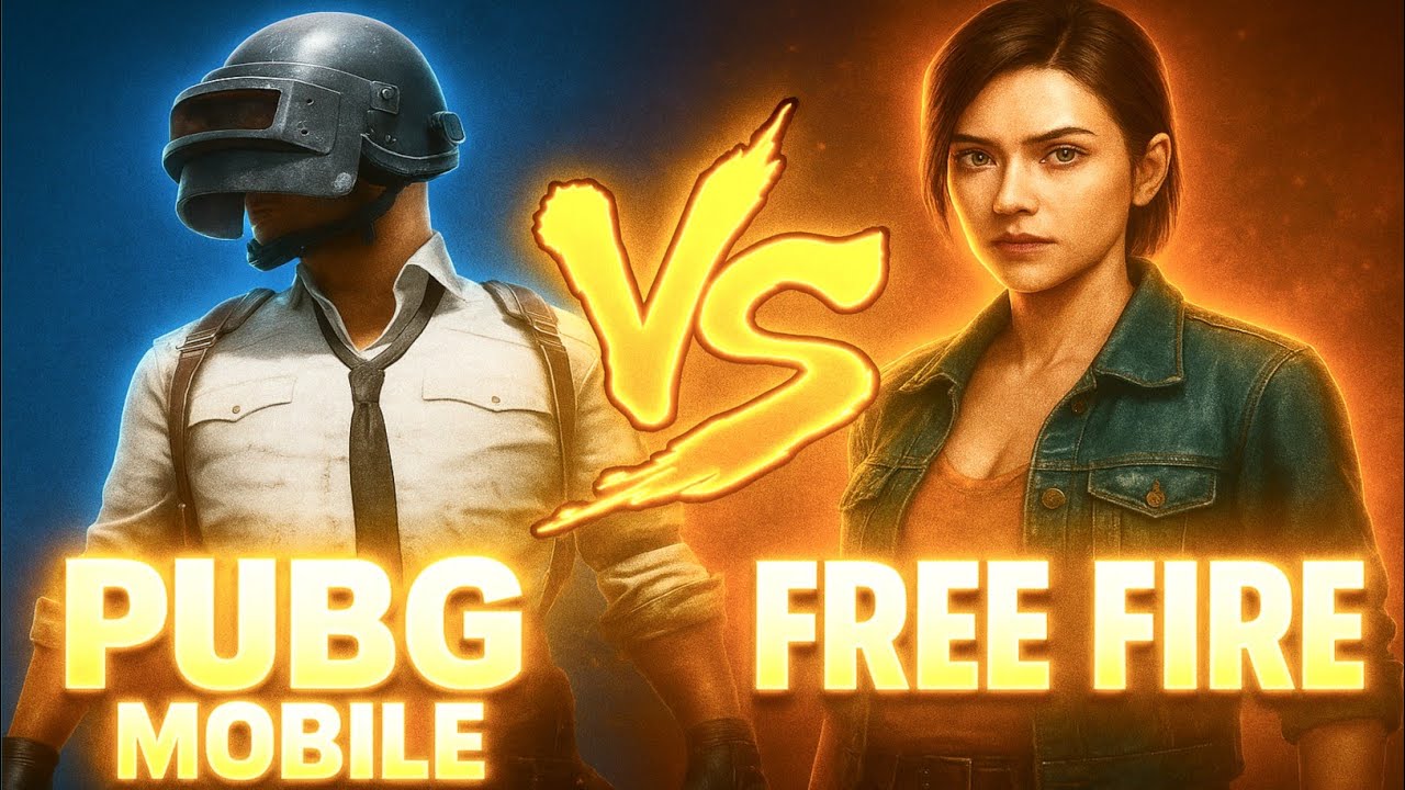Pubg Mobile vs Free fire Comparison || Which Is Best Game's