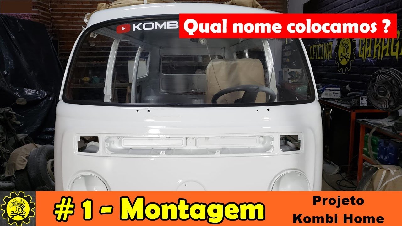 Montagem 01 - Aprenda Instalar Para-Brisa Facilmente da Kombi - Projeto Kombi Home