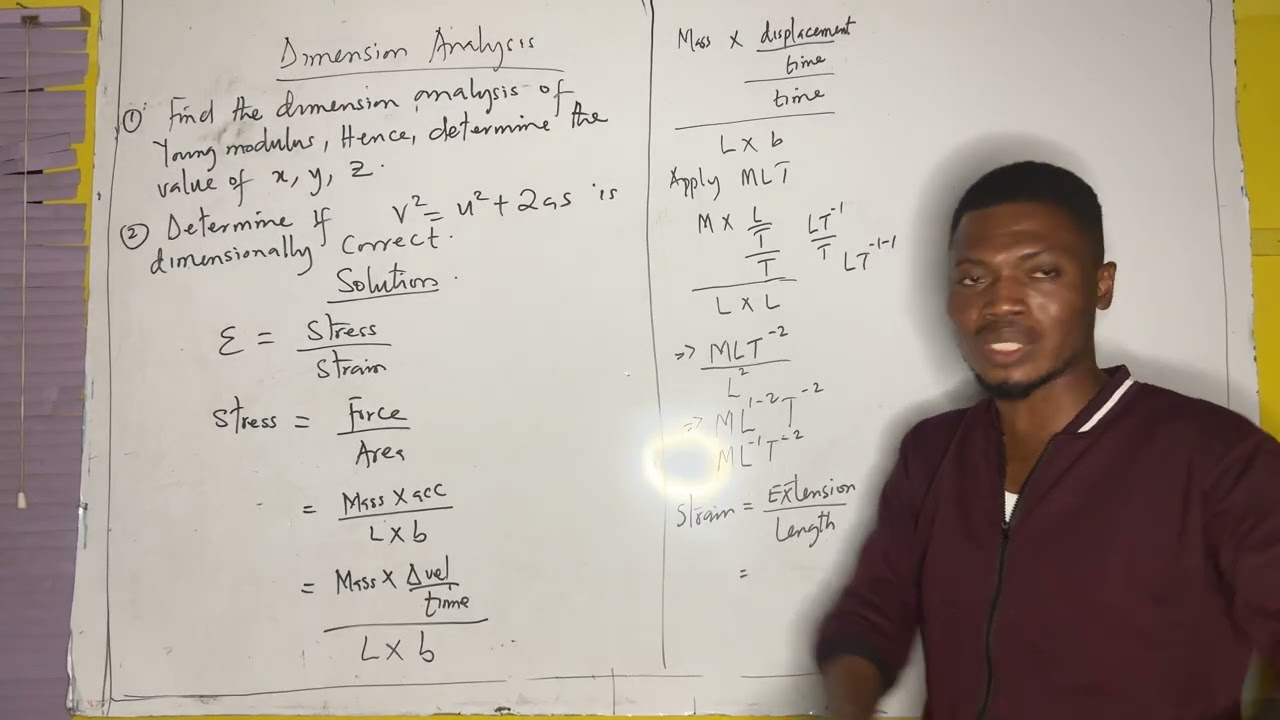 Dimensional Analysis - Part 2 (Physics)