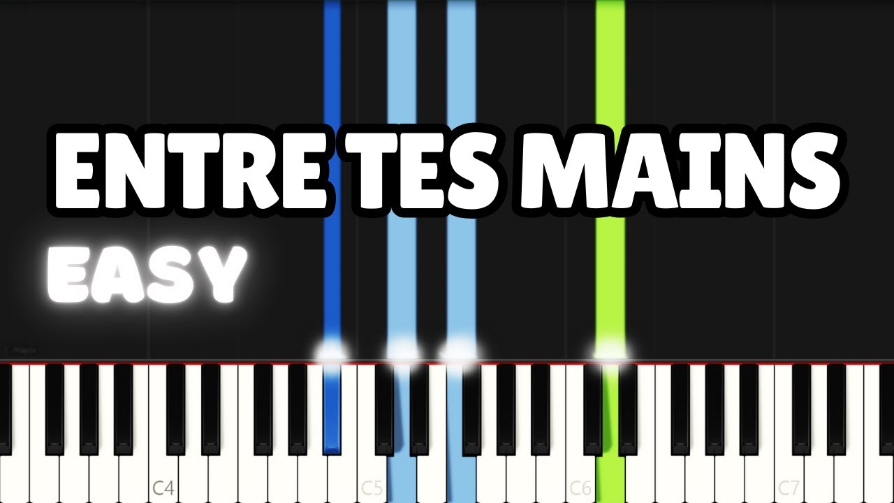 Nk Divine - Entre tes mains | EASY PIANO TUTORIAL BY Extreme Midi