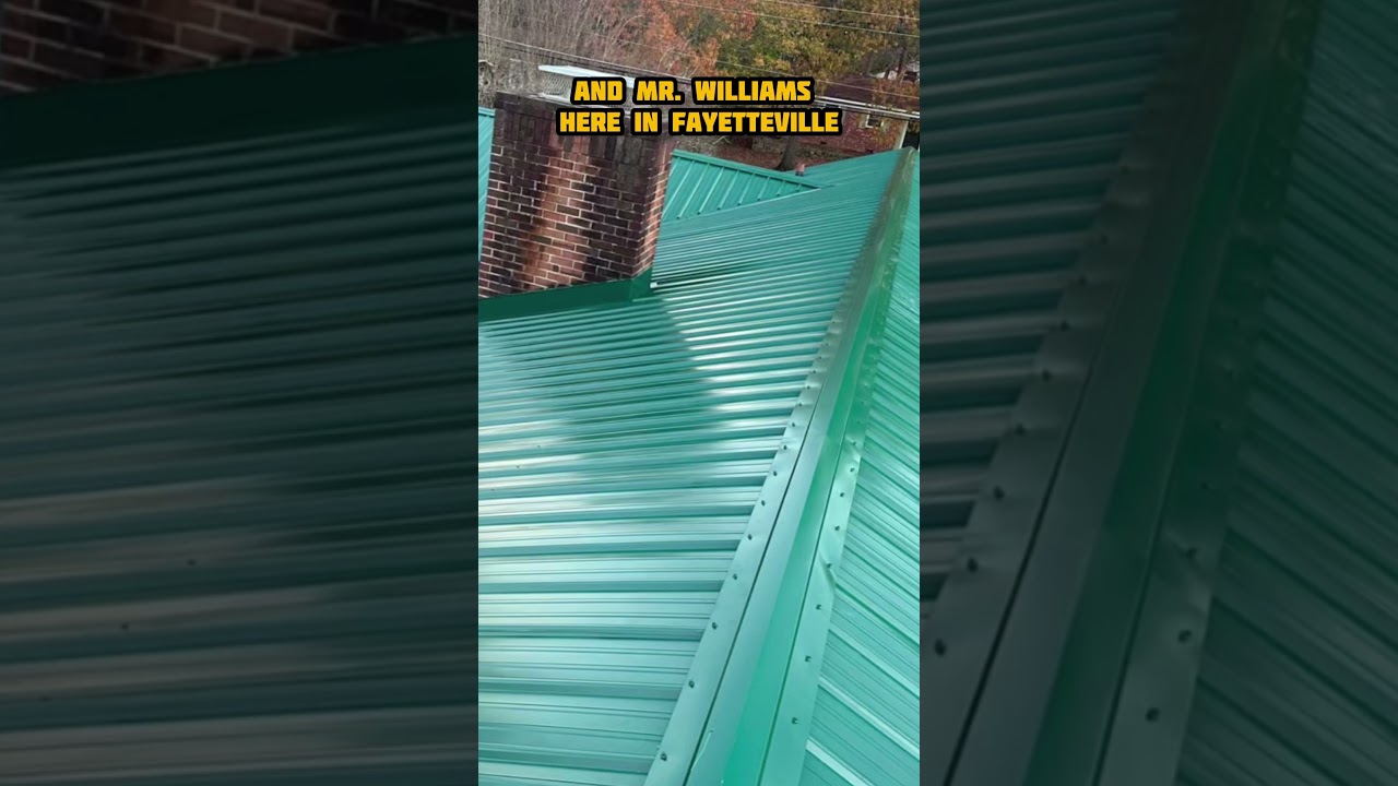 Green Metal Roof Review by Gator Metal Roofing in Fayetteville, NC #roofing