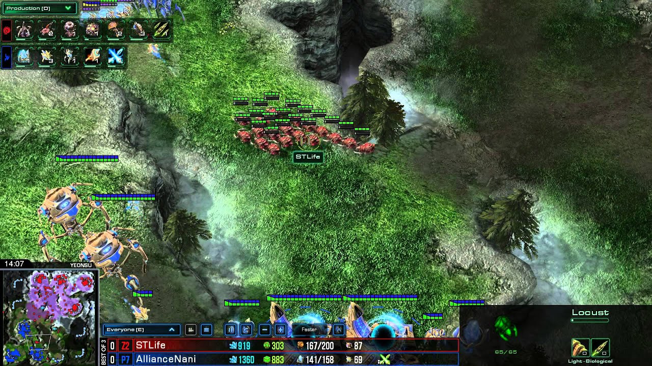 SC2 - Daily Masters - PvZ - NaNiwa vs Life