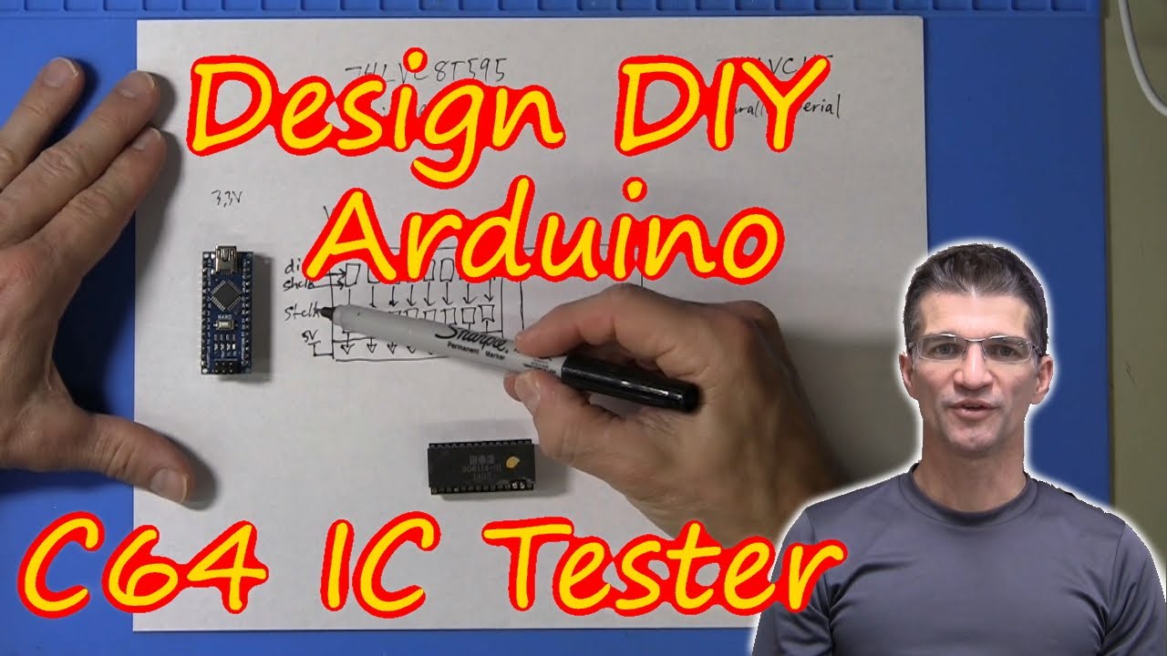 Commodore 64 IC Tester! Programmable Logic Array (PLA) Test, DIY Arduino tester
