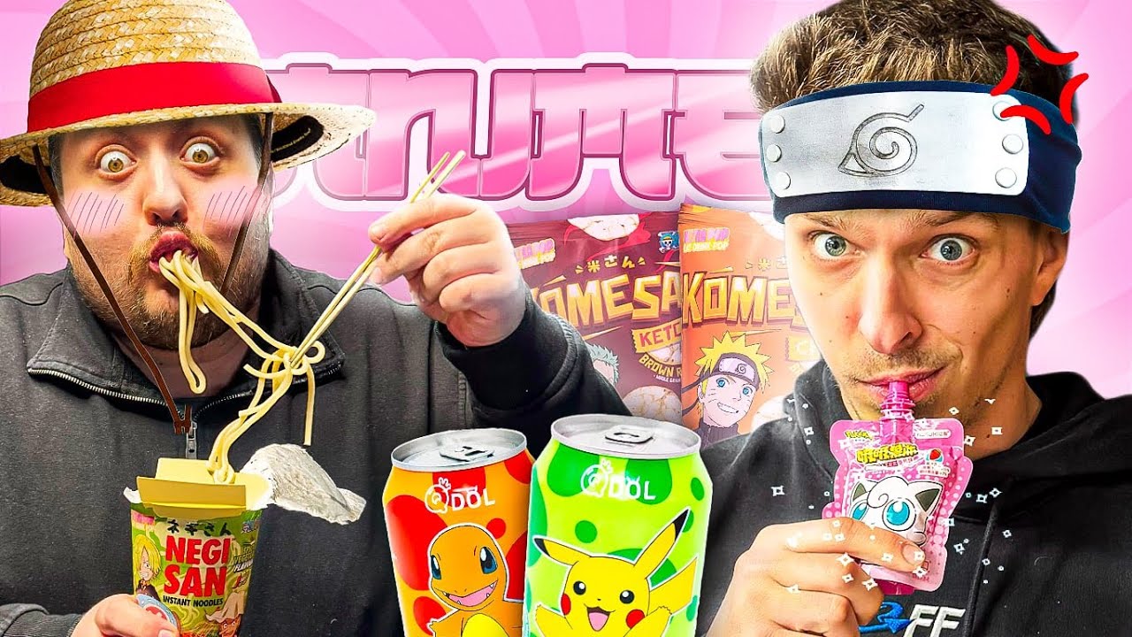OCHUTNÁVÁME ANIME SNACKY! 🤪