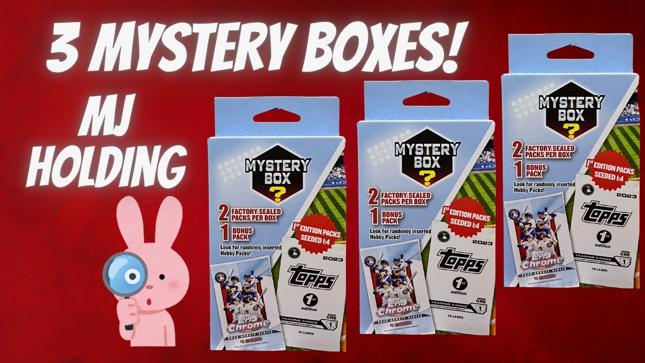 3 Mystery Boxes?? Baseball Card Mystery Boxes from MJ Holding ** Are These Any Good? **