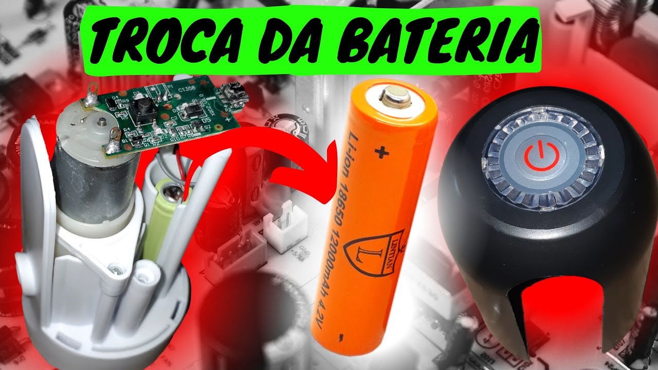 COMO TROCAR BATERIA DA BOMBA ELÉTRICA DE ÁGUA PARA GALÃO GARRAFÃO DE ÁGUA