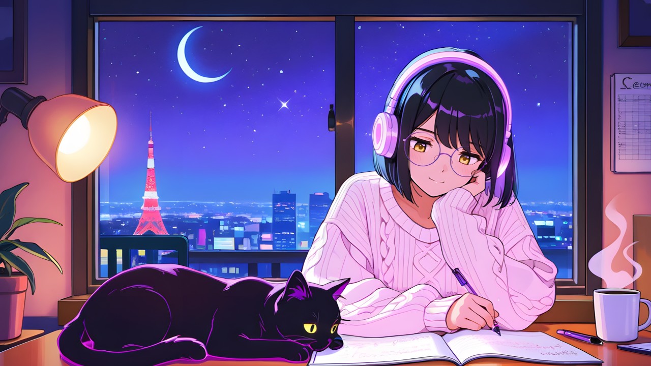 Tokyo Late Night Lo-fi 🌙 Chill Beats for Study & Relax (40 Min)