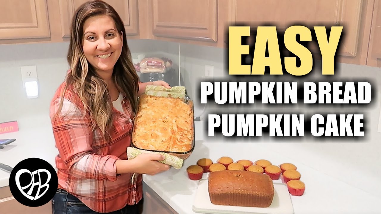 Easy Oven Baked Desserts for the Fall | Fall Pumpkin Bread and Pumpkin Cake Recipes | Cook with Me