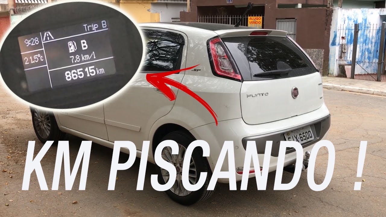 Fiat Punto 2013 defeito Blue me km do painel hodômetro km piscando