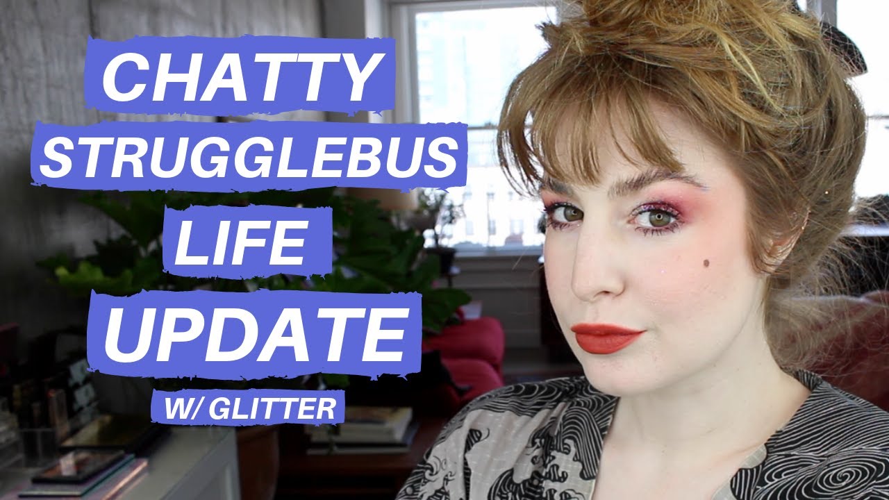 CHIT-CHAT GRWM (MINI CHECK-IN FT. GLITTER AND FEELINGS) | Hannah Louise Poston | MY BEAUTY BUDGET