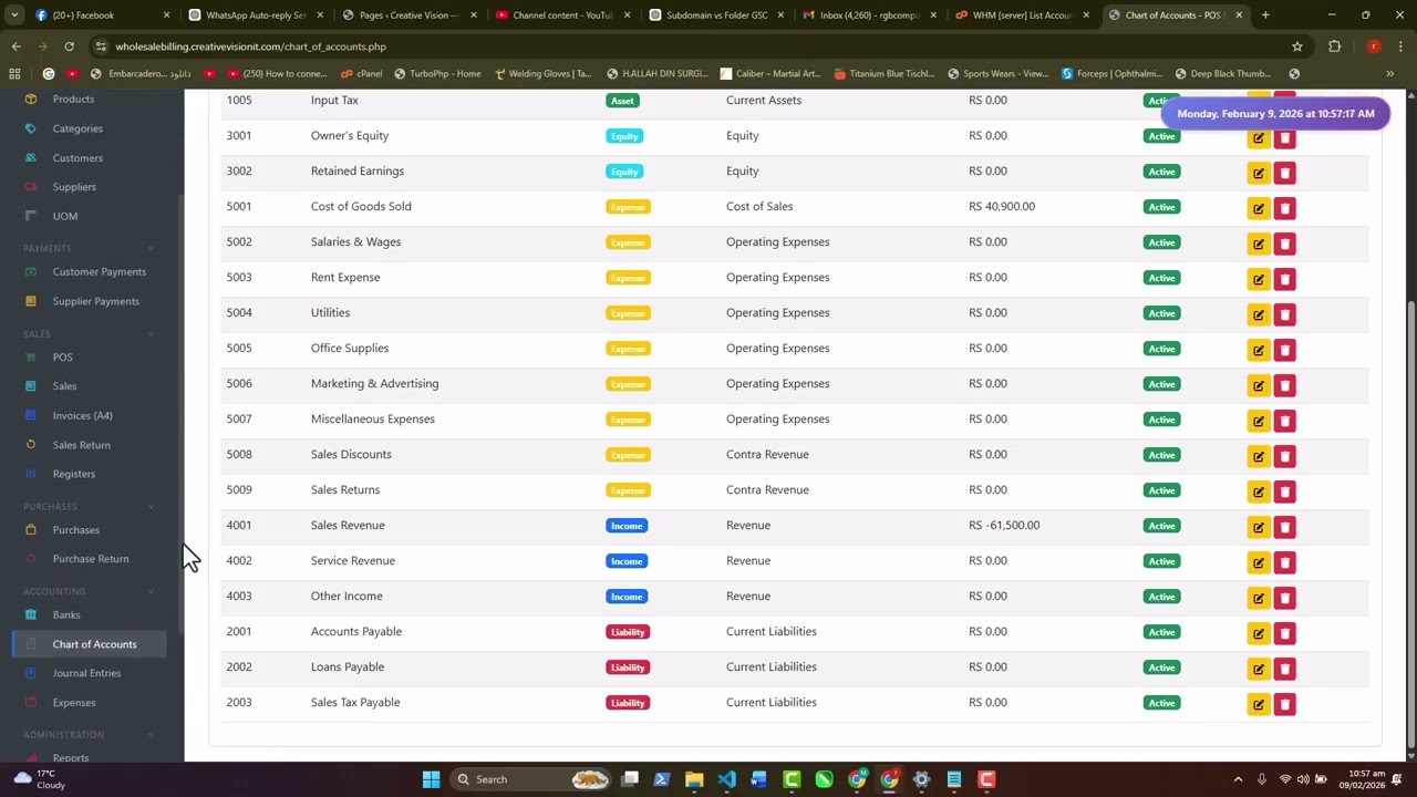 Online Invoicing, Billing and Inventory Management System