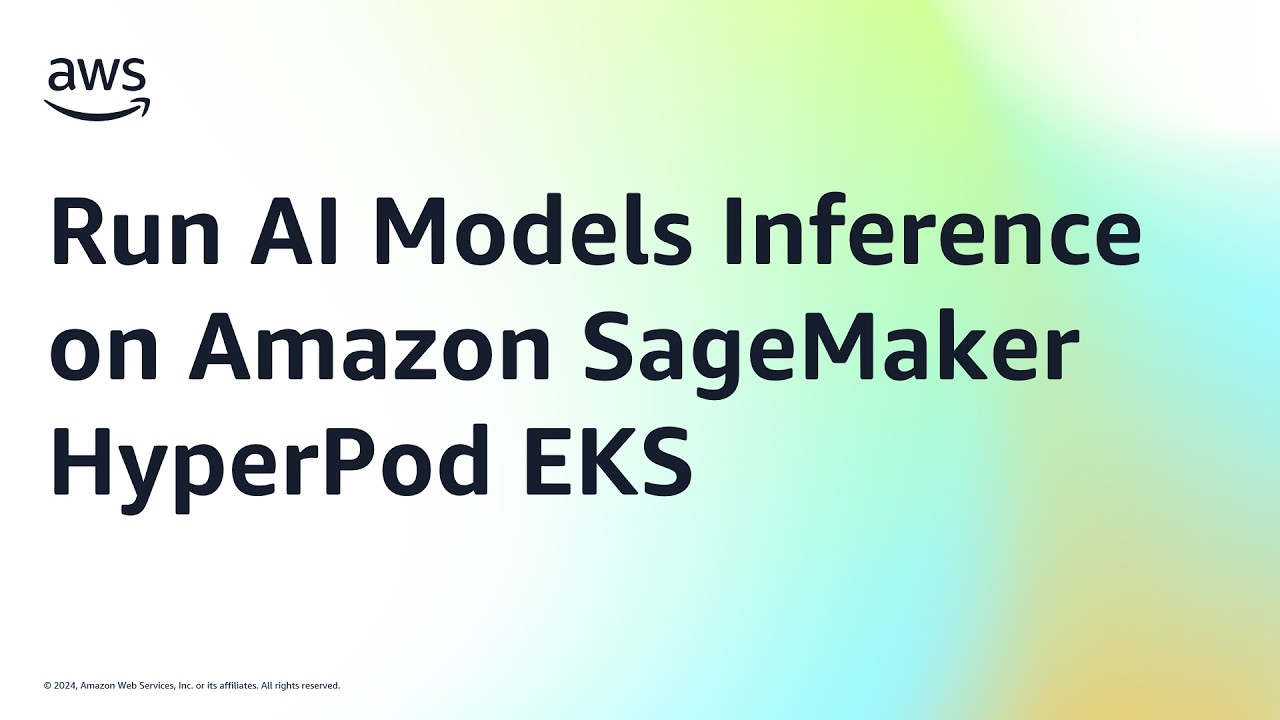 Run AI Models Inference on Amazon SageMaker HyperPod EKS | Amazon Web Services