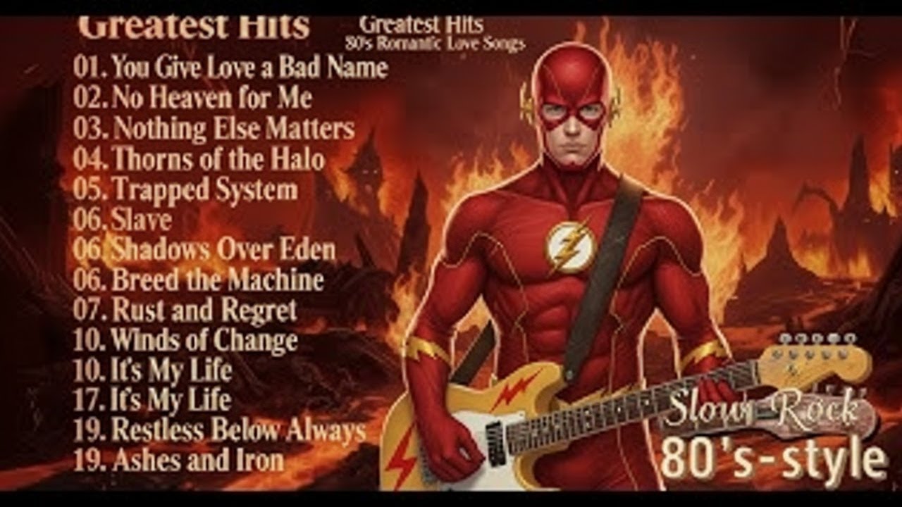 Classic Rock Love Ballads  80s 90s Romantic Songs Inspired by Bon Jovi