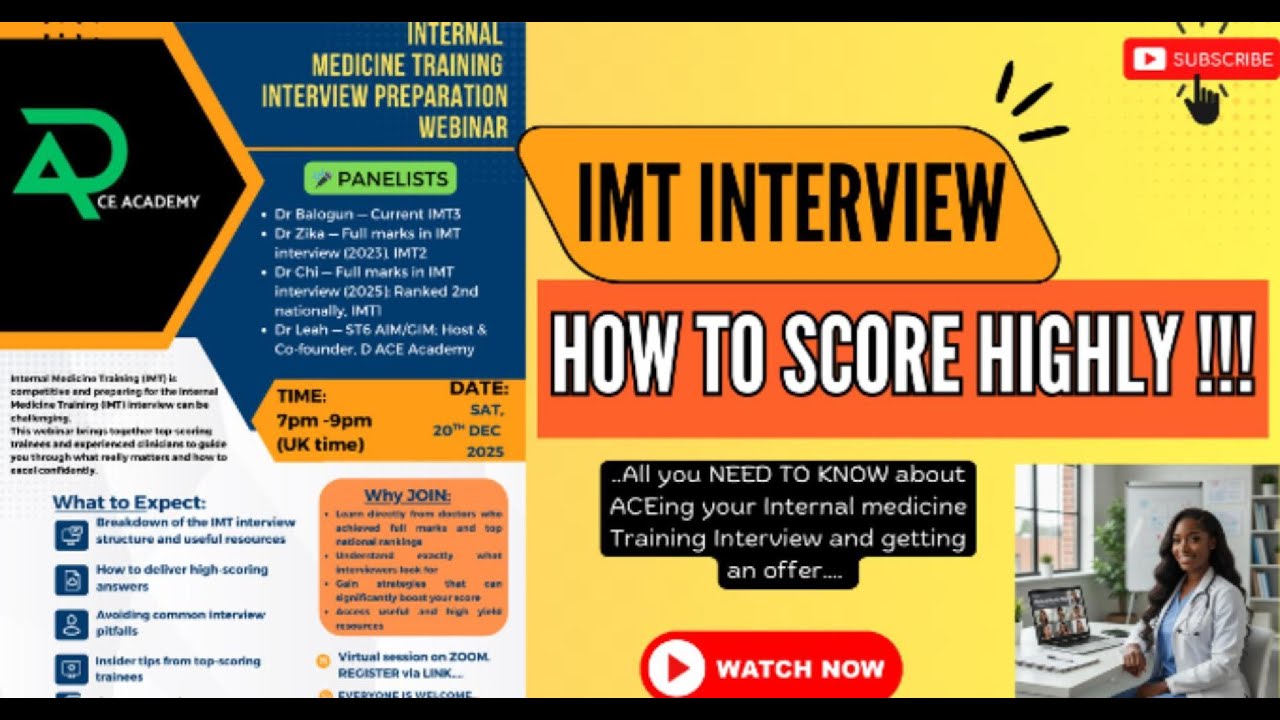 How to Ace the Internal medicine Training (IMT) Interview with FULL MARKS !!!