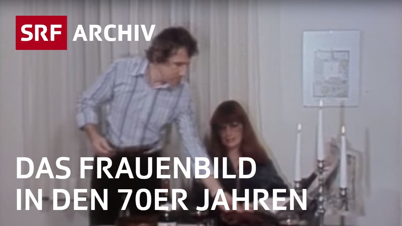 Das Frauenbild in der Werbung 70er-Jahre | Traditionelle Rollenverteilung Mann u. Frau | SRF Archiv