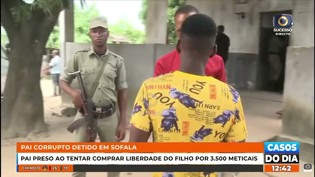 PAI DETIDO POR TENTAR SUBORNAR COMANDANTE DA PRM PARA LIBERTAR FILHO ACUSADO DE ROUBO