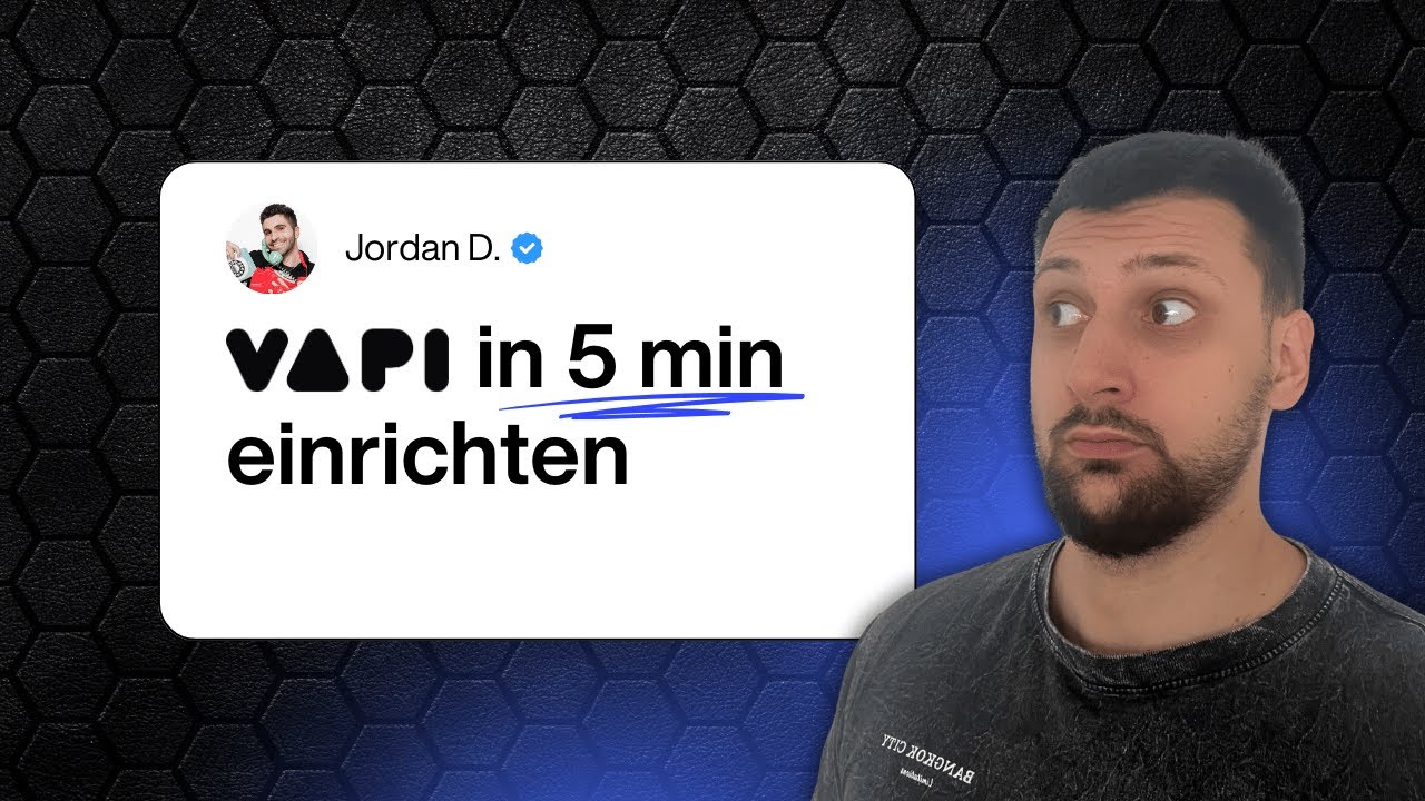 Ich baue einen KI Telefon-Agenten in unter 5 Minuten (Vapi Tutorial Deutsch 2025)