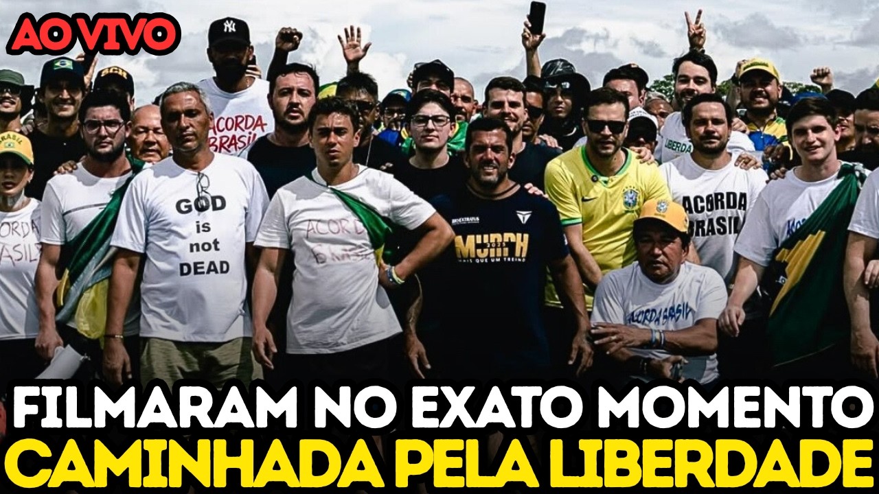 URGENTE | O CORO DA COMENDO AO VIVO NA CAMINHADA PELA LIBERDADE | QUINTO DIA | NIKOLAS REVELOU TUDO!