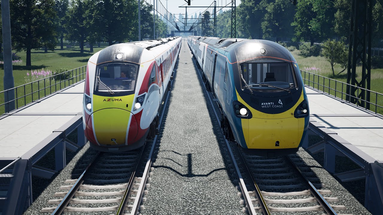 Азума против Пендолино! Гонка | Класс 390 и Класс 801 | Train Sim World 5