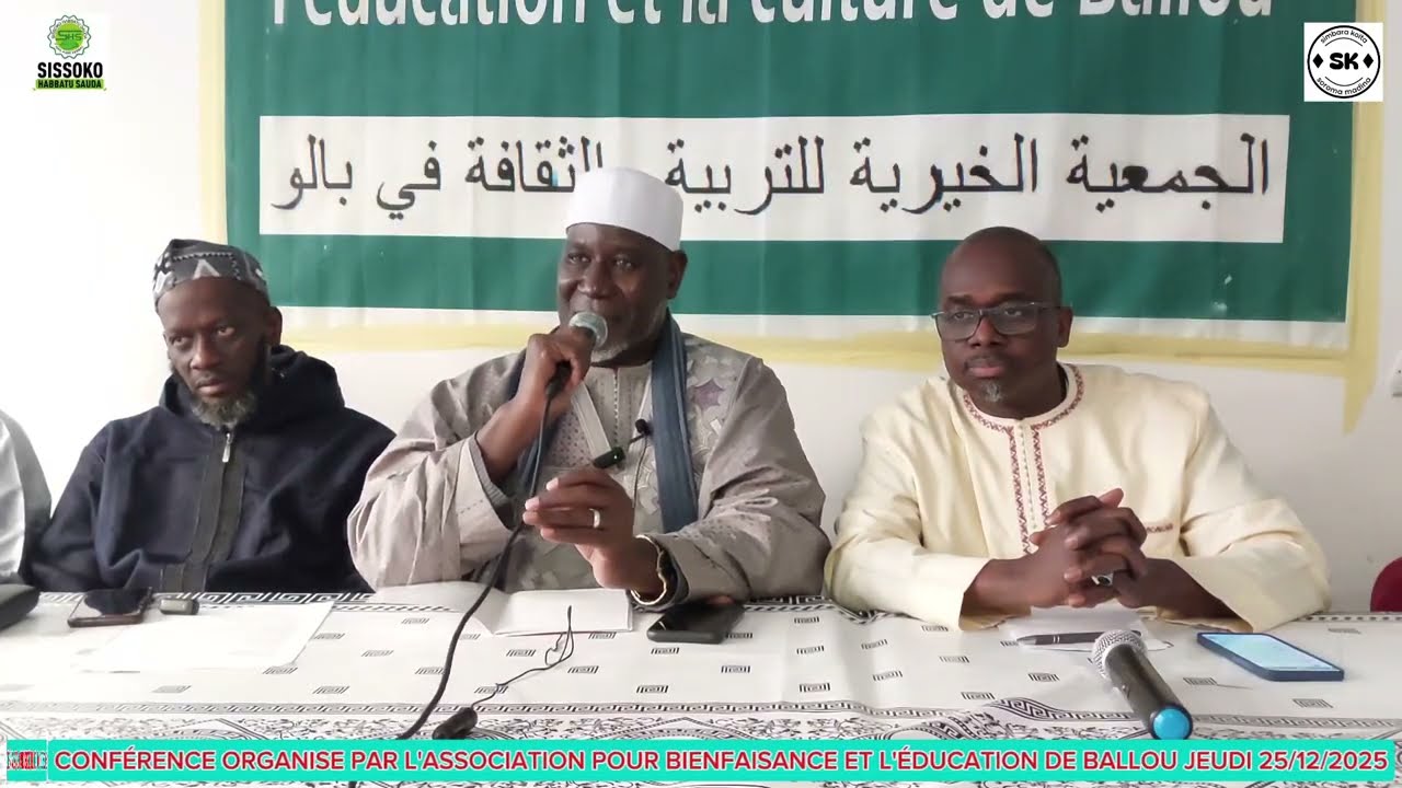 CONFÉRENCE ORGANISE PAR L'ASSOCIATION BIENFAISANCE DE BALLOU JEUDI 25/12/2025