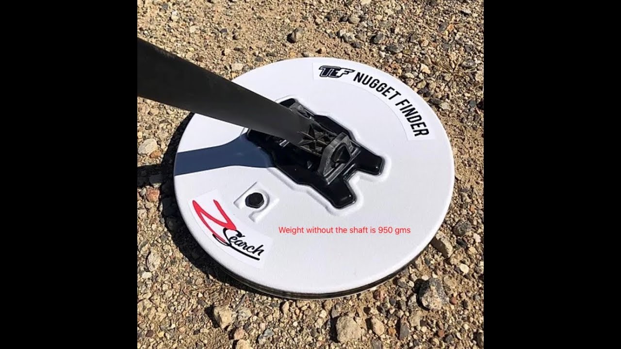 Nugget Finder 12" Z Search coil compared to Minelab 14" coil on GPZ 7000