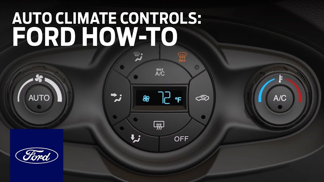 Auto Climate Controls: Fiesta | Ford How-To | Ford